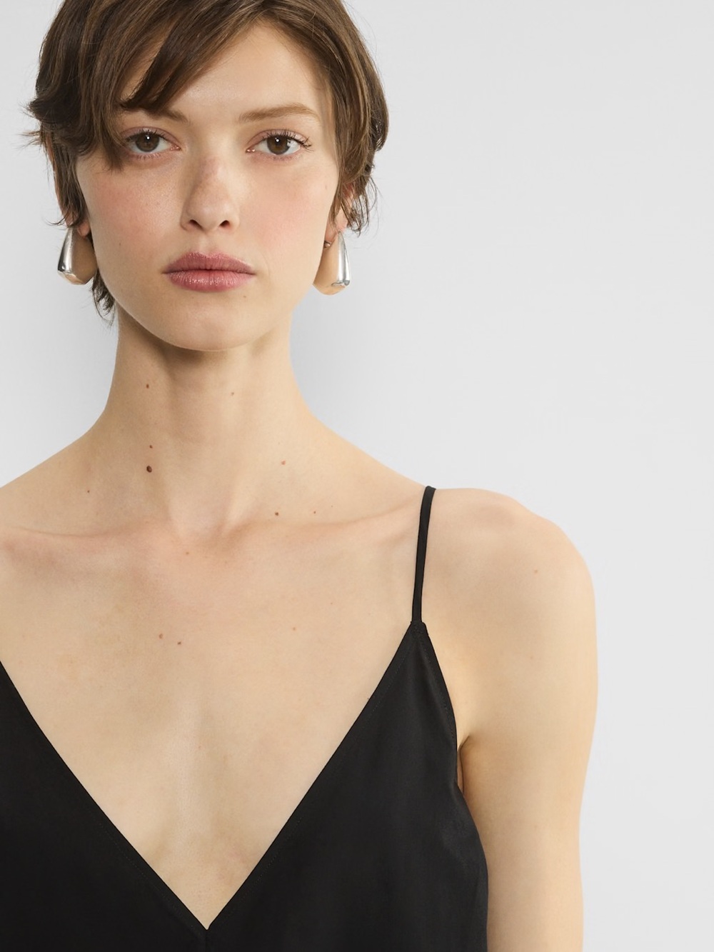 NWT Aritzia Nouvelle Poplin Dress Black S/P - Picture 6 of 10